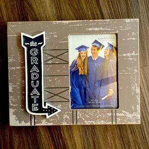 Sonoma Blue and Gray Graduation Picture Frame Accents